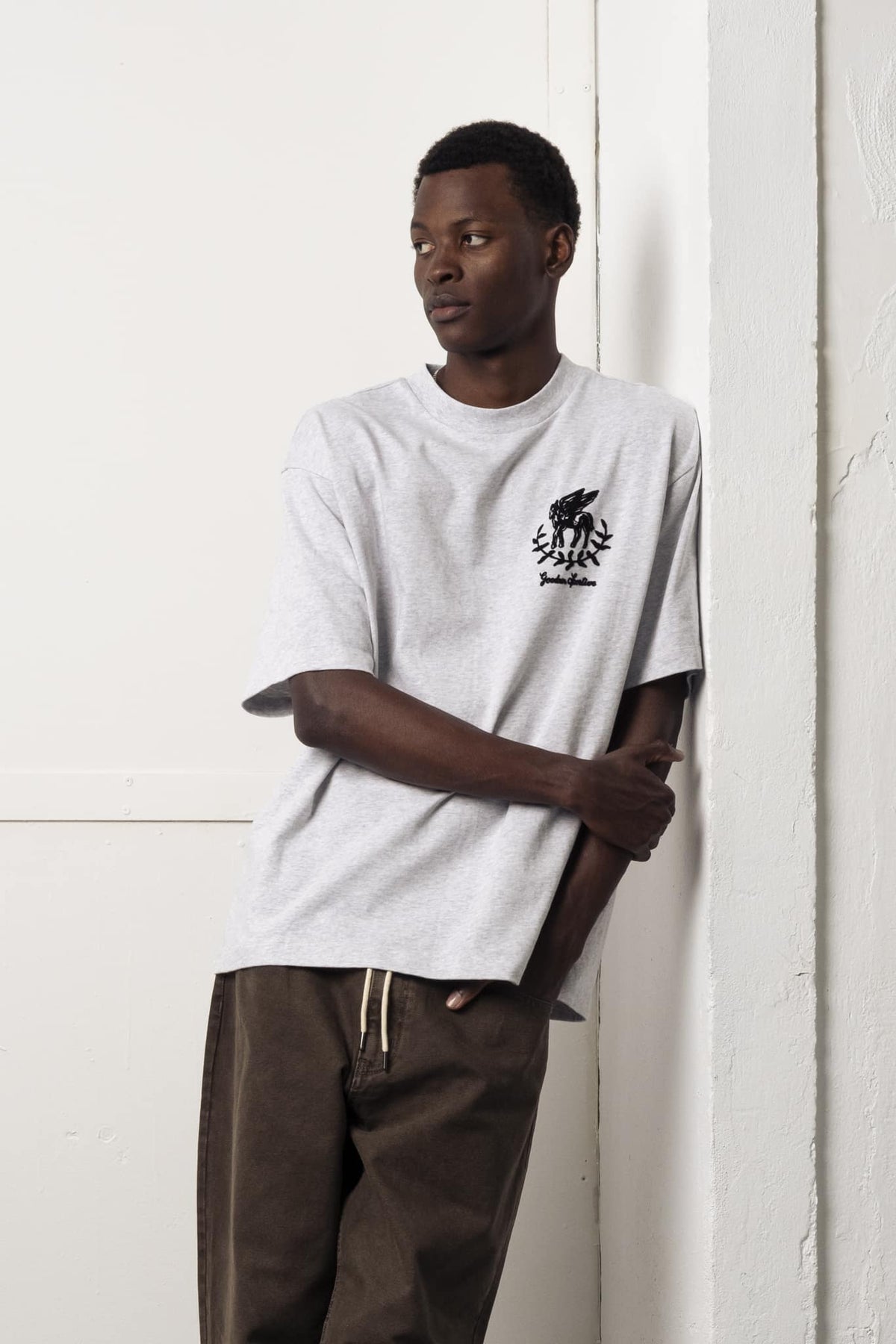 THE REAL PEGASUS VIGORE TEE - Vigore Melange GOODIES SPORTIVE - porté de face — photo 1