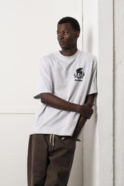 THE REAL PEGASUS VIGORE TEE - Vigore Melange GOODIES SPORTIVE - porté de face