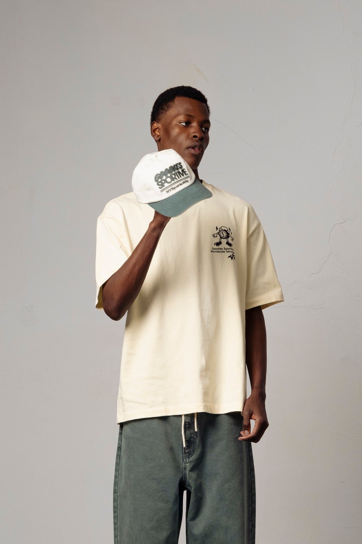 SILENT PRESSURE TEE - Butter GOODIES SPORTIVE - porté de face — photo 2