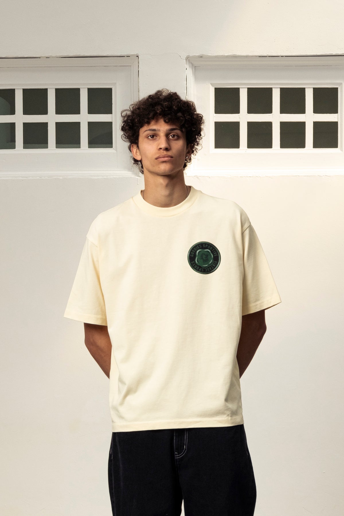 VINTAGE SPORTIVE TEE - Butter GOODIES SPORTIVE - porté de face — photo 2