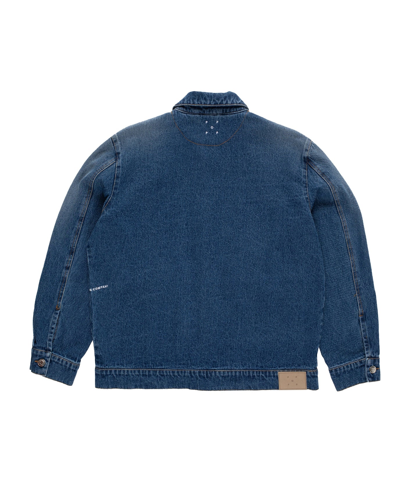 Full button denim jacket Pop trading company