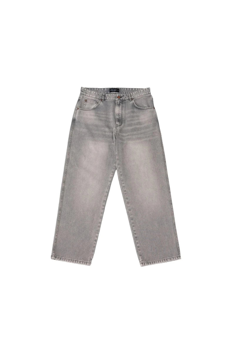 Goodies Sportive Wide Leg Grey Pant porté de face