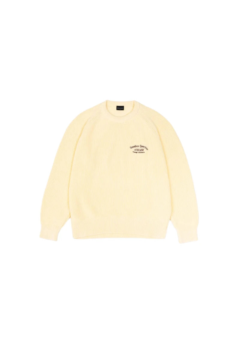 Goodies Sportive Insignia Yellow Knit vue de profil