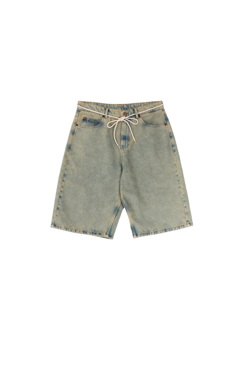 Goodies Sportive Dirty Denim Shorts vue de profil — photo 5