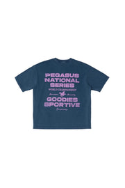 Goodies Sportive Pegasus Series Blue Tee porté de dos