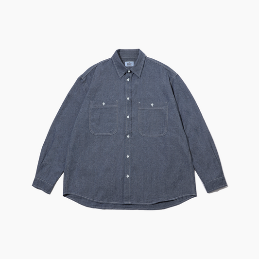 2 pocket denim shirt - Aura
