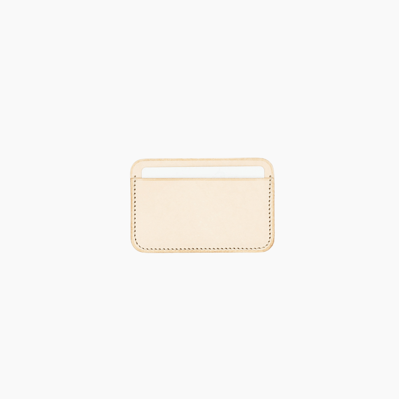 Cardholder Natural Vegetable Calf Leather - Aura