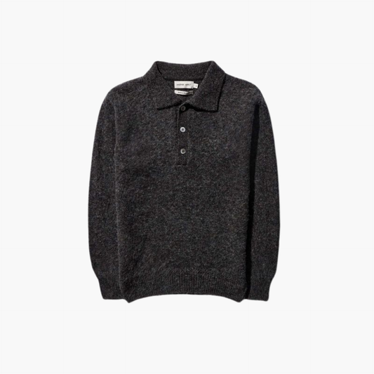 ANOTHER POLO SHIRT 4.0, GREY MELANGE Another Aspect