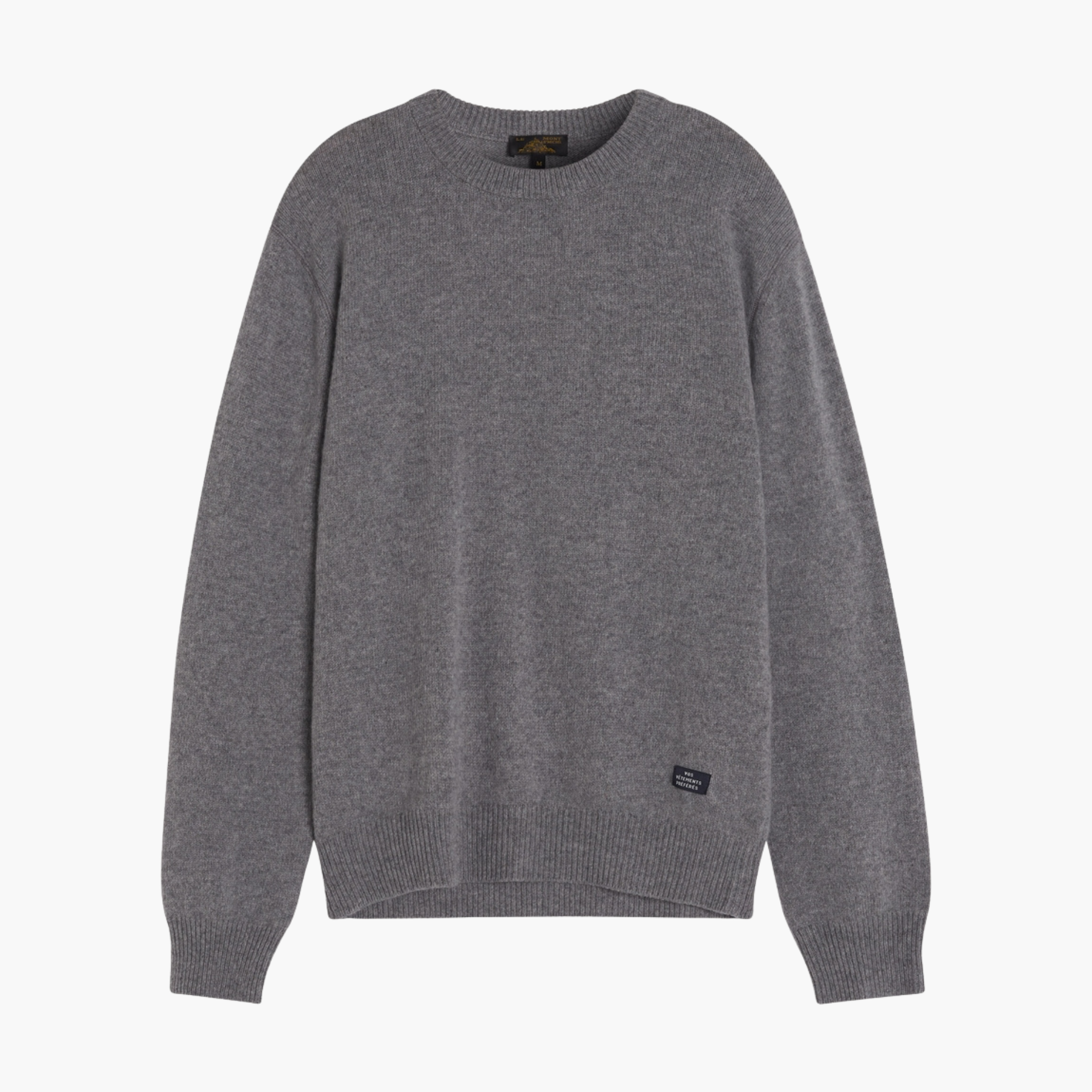 SAMSON-CLASSIC COSY SWEATER - Grey Le Mont Saint Michel