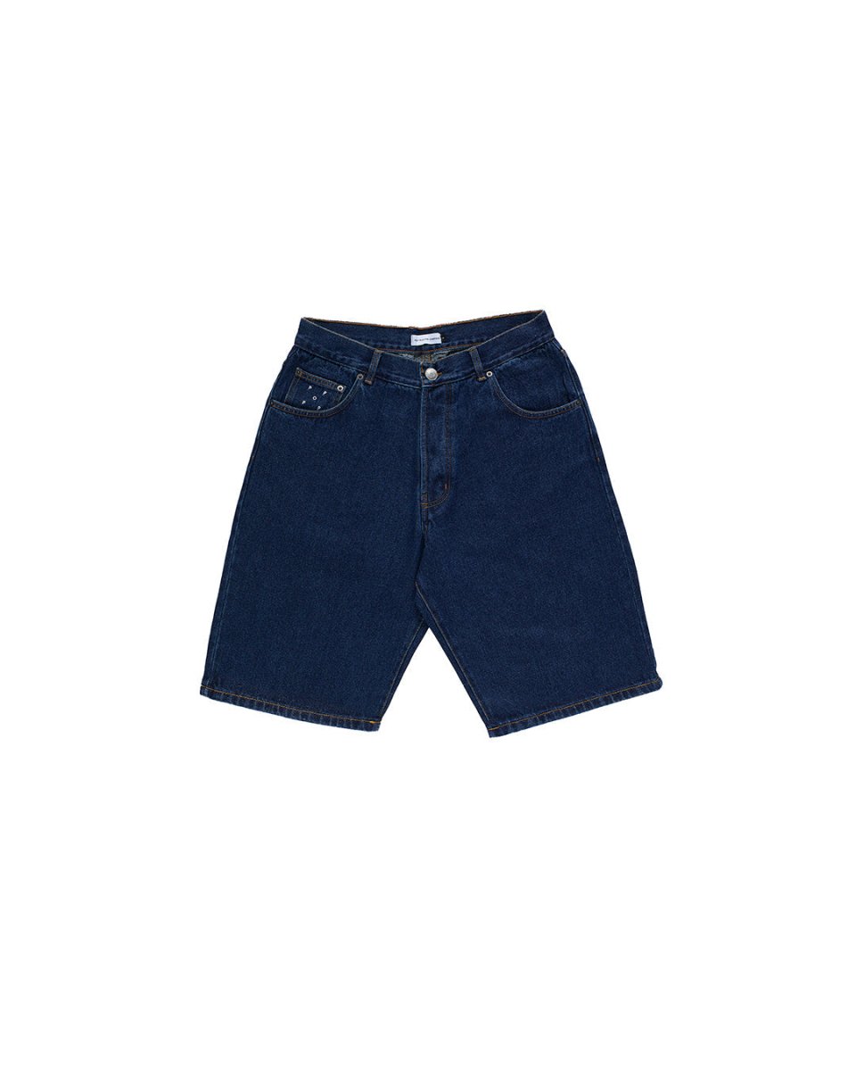 DRS Denim Short Rinsed Pop Trading Company - vue de face — photo 1