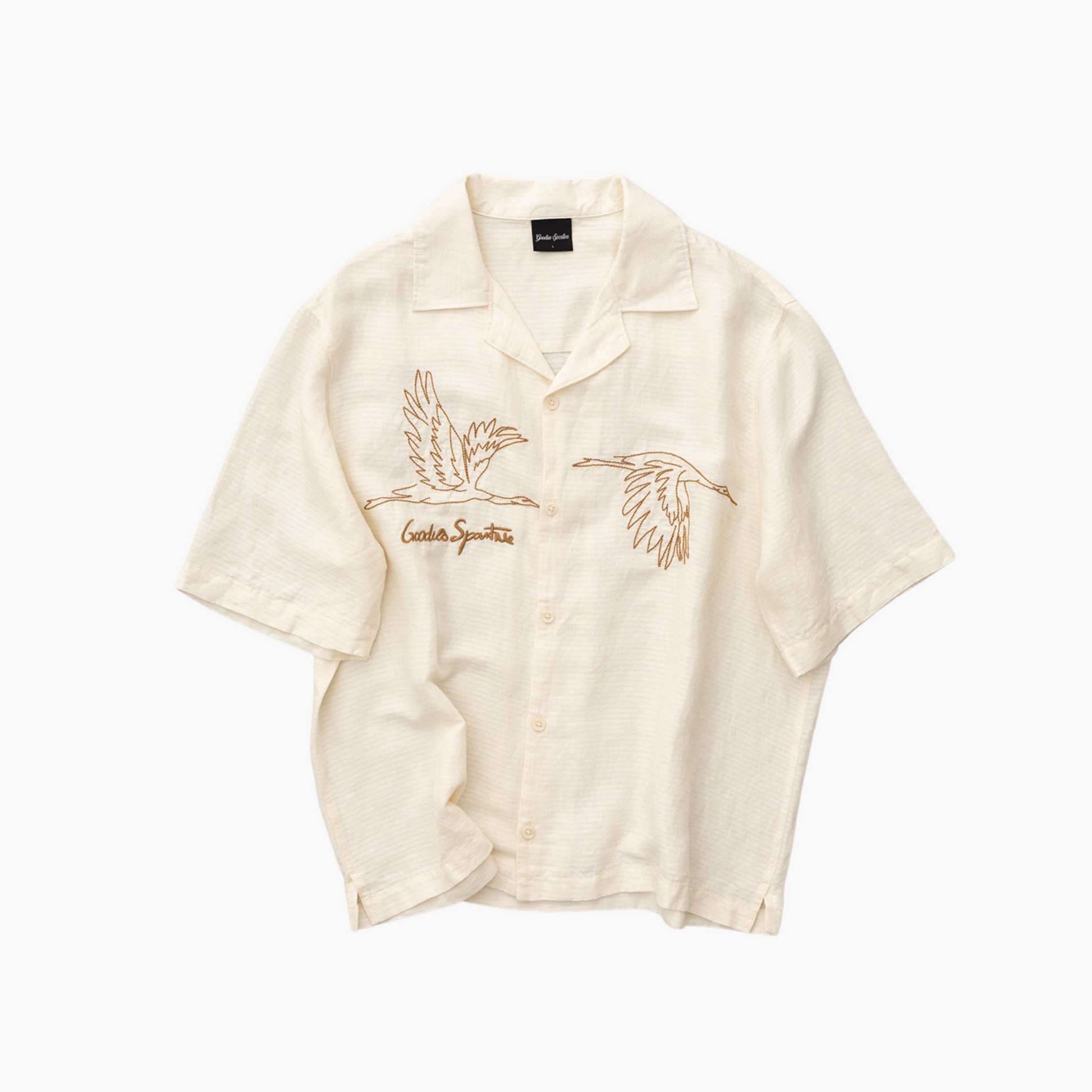 Goose cotton linen lyocell shirt - Aura