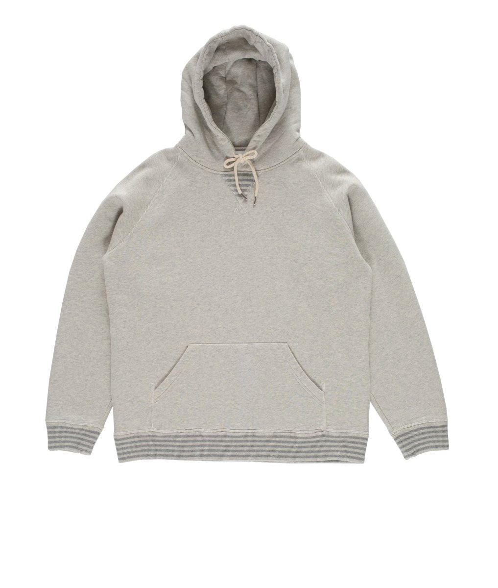 Sweat à capuche Pop Trading Company Logo Hooded Sweat heather off white coton