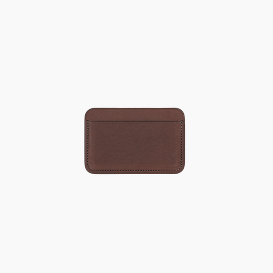 Cardholder Chocolate Baranil Calf Leather - Aura