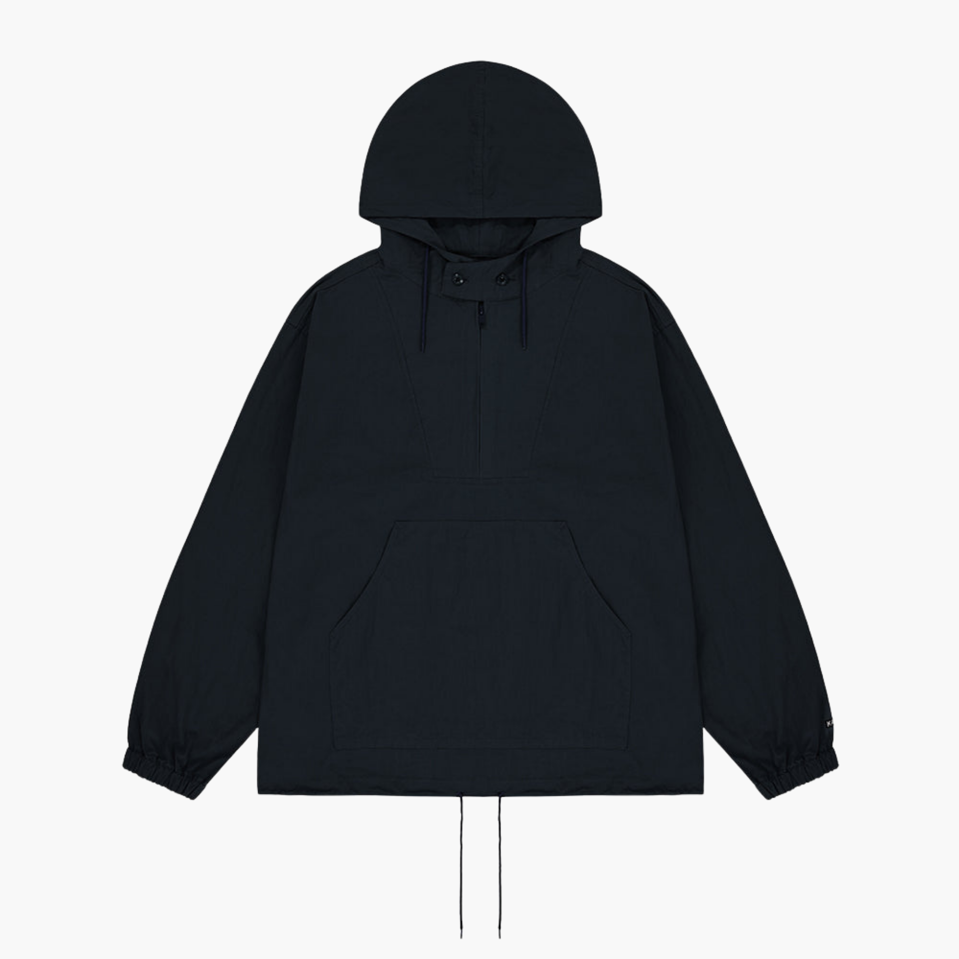 BUTTON HOODIE ANORAK DEEP NAVY Kappy