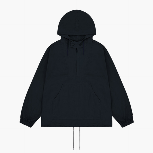 BUTTON HOODIE ANORAK DEEP NAVY Kappy