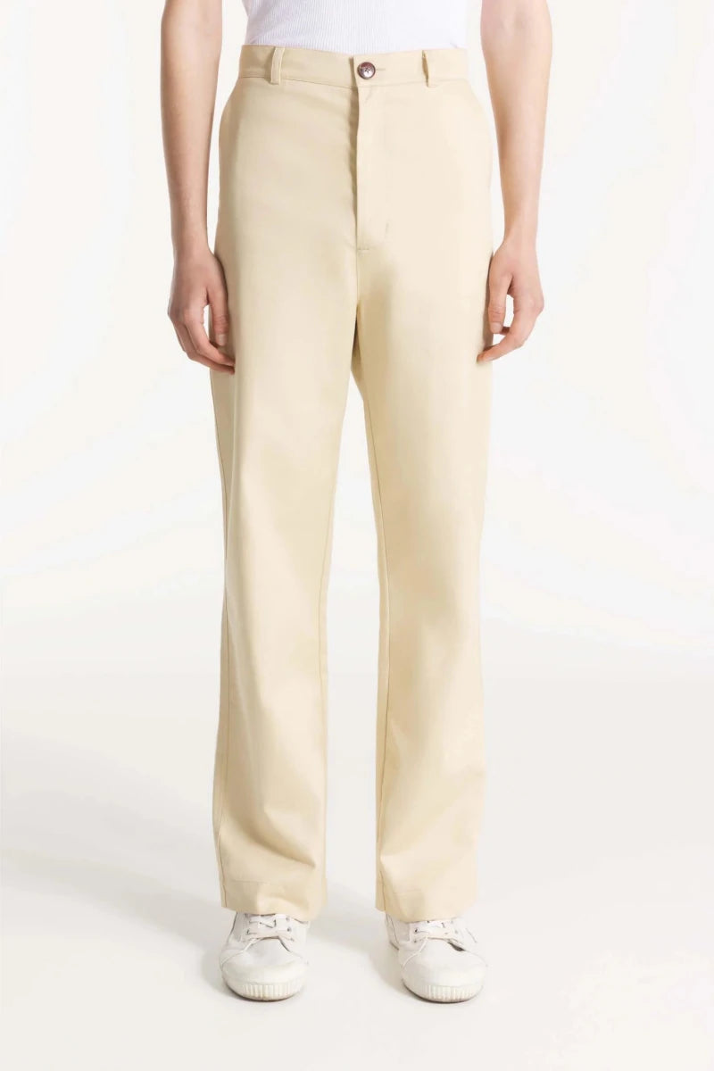 PONCI - TWILL PANTS - BEIGE — photo 1
