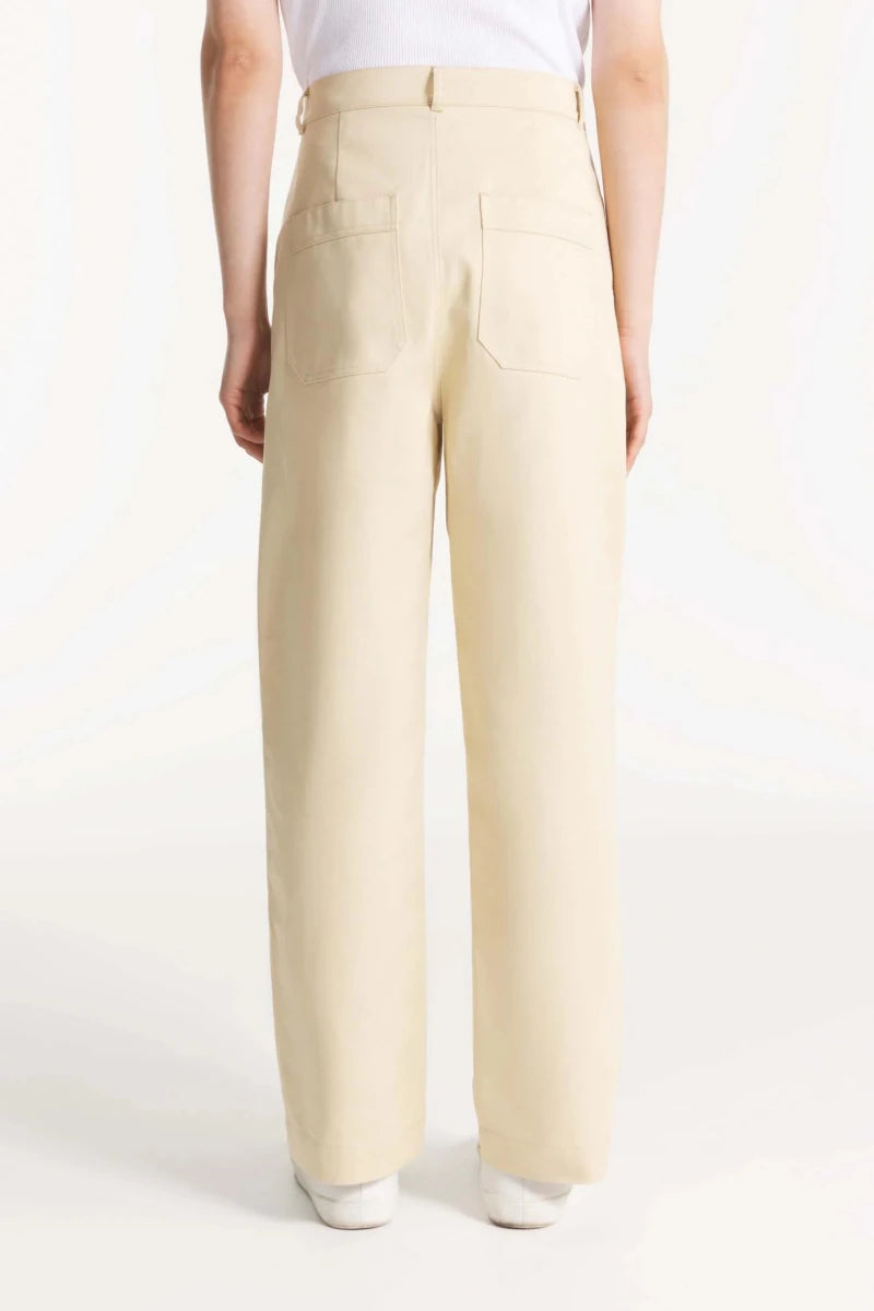 PONCI - TWILL PANTS - BEIGE — photo 2