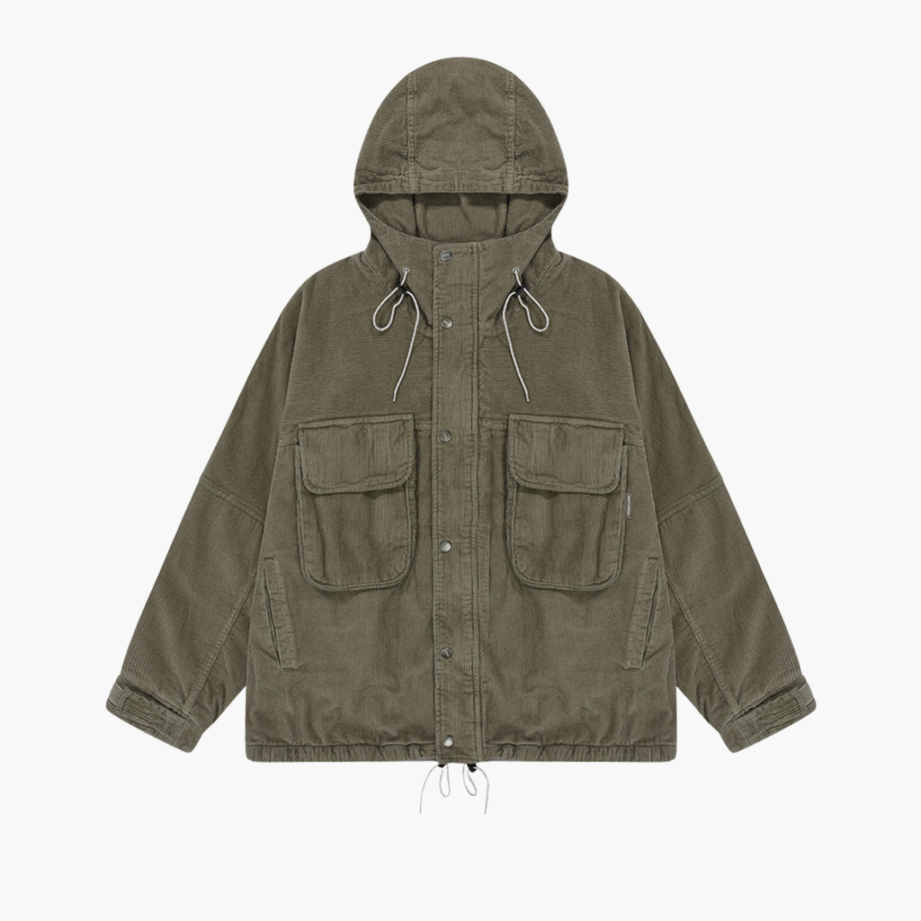 CORDUROY MOUNTAIN JACKET BEIGE Kappy