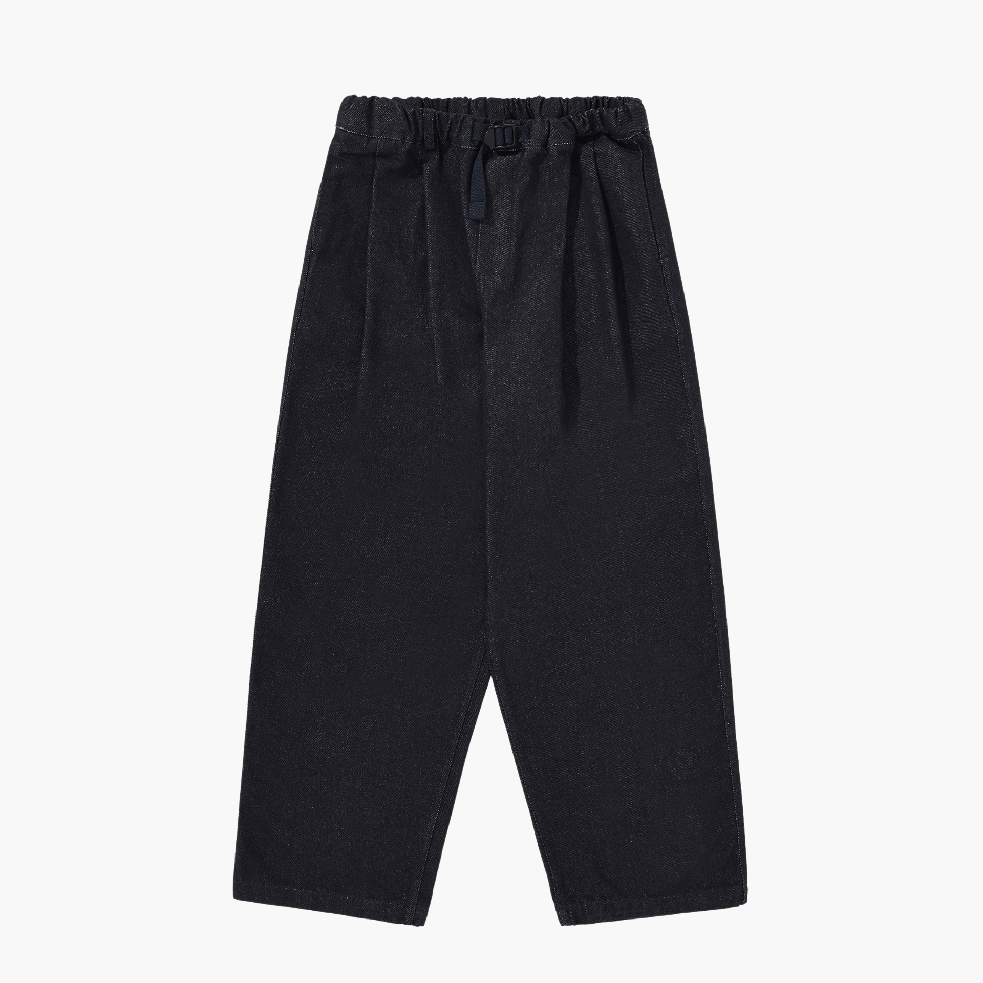 TWO TUCK WIDE DENIM PANTS DEEP INDIGO Kappy