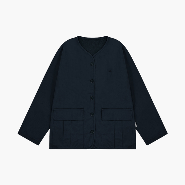 REVERSIBLE UTILITY ROUND JACKET NAVY Kappy