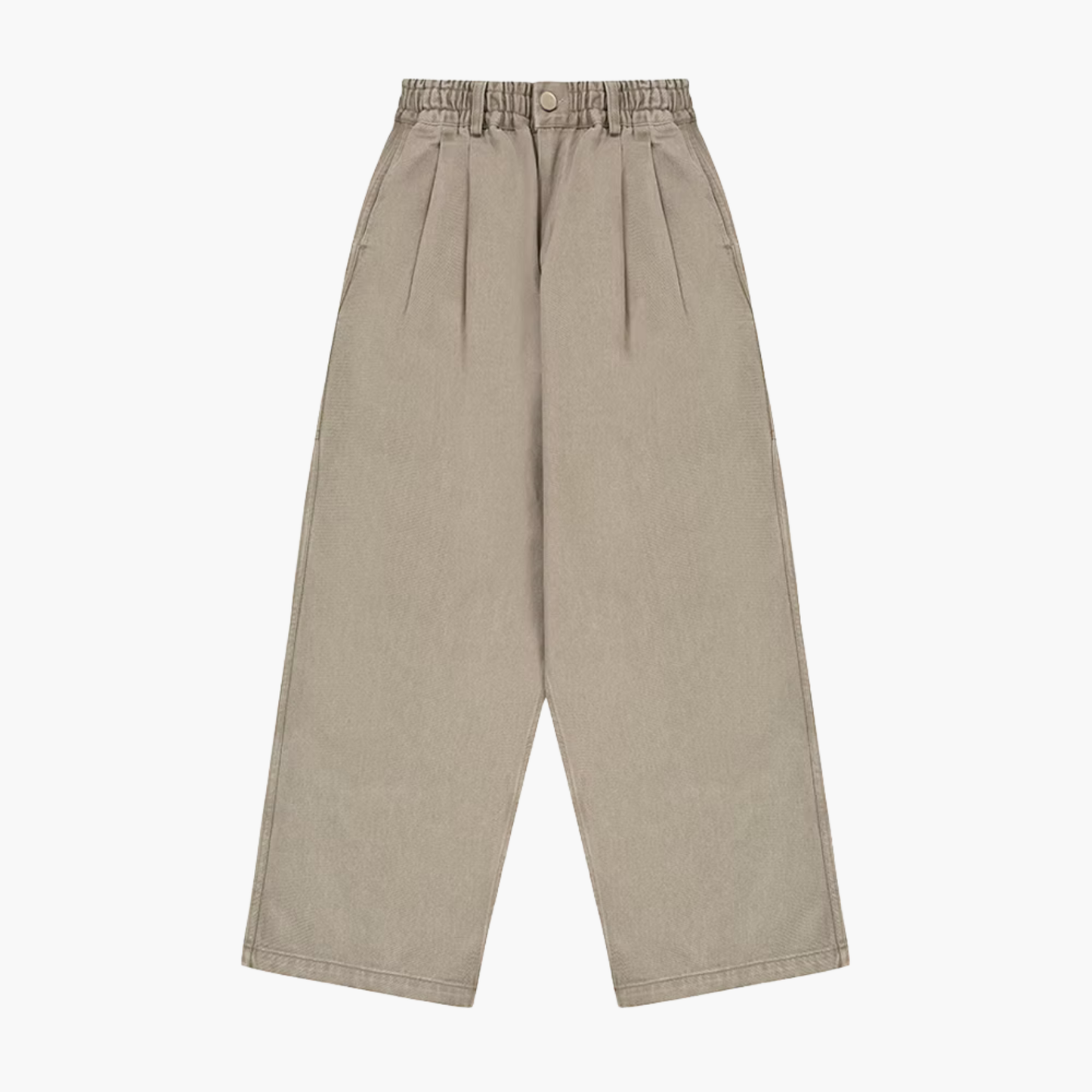 TWO TUCK WIDE KATION PANTS LIGHT BEIGE Kappy