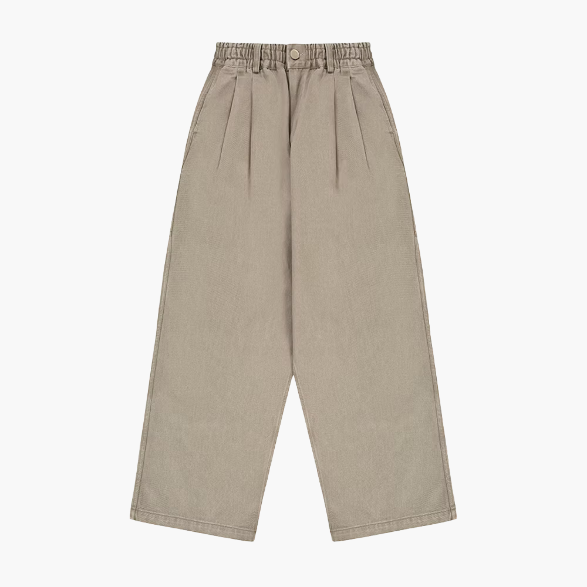 TWO TUCK WIDE KATION PANTS LIGHT BEIGE Kappy