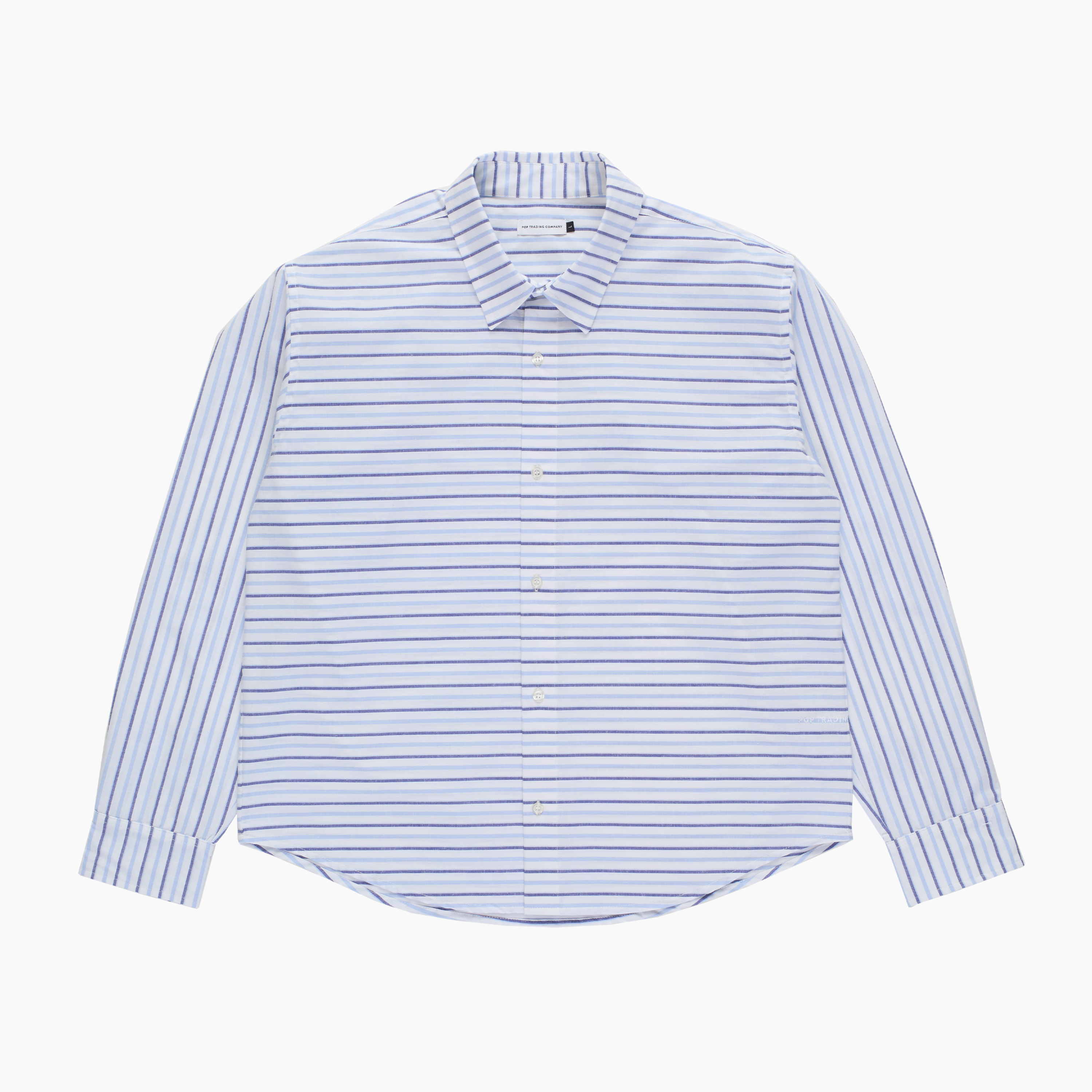 striped logo shirt - Aura