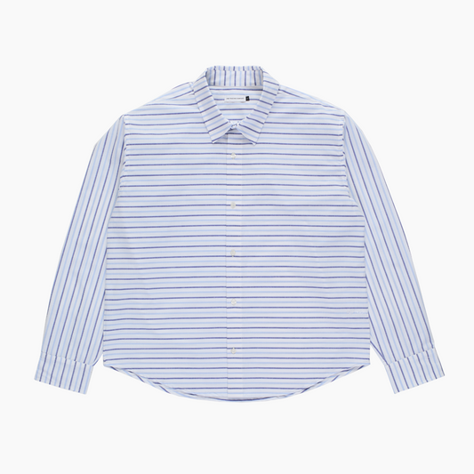 striped logo shirt - Aura