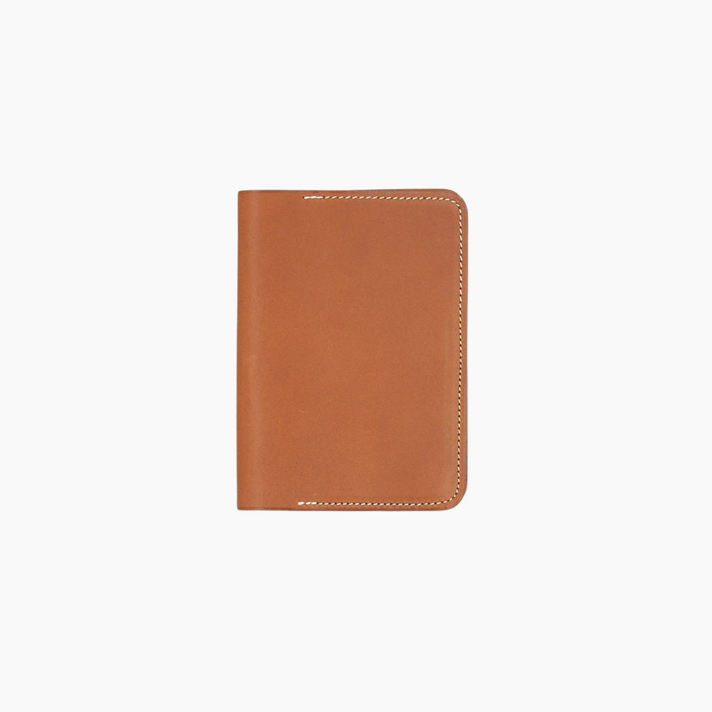 Passport Cover Gold Baranil Calf Leather - Aura