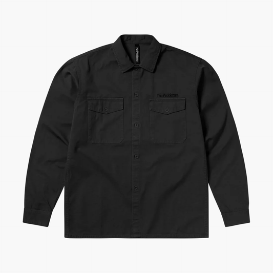 Mini Problemo Ripstop LS Work Shirt Black Aries no problemo