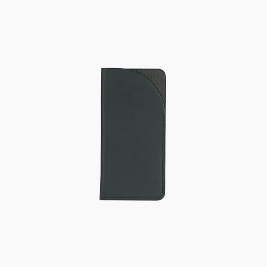 Glasses Pouch Black Baranil Calf Leather - Aura