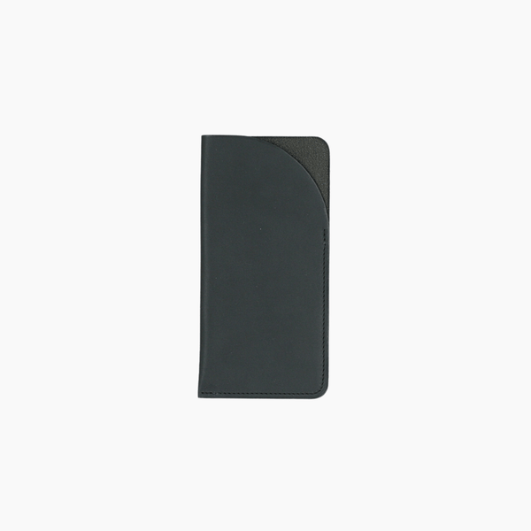Glasses Pouch Black Baranil Calf Leather