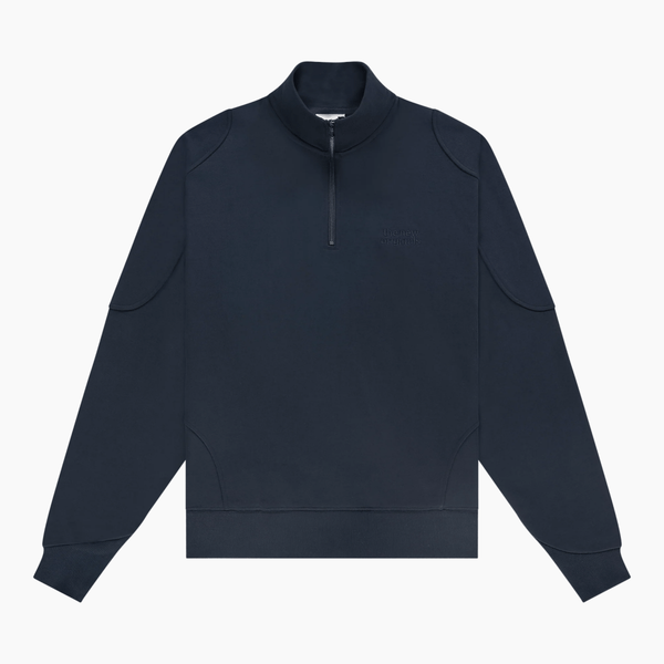 Emblem Half-Zip sweater Navy - Aura