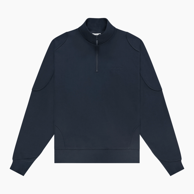 Emblem Half-Zip sweater Navy - Aura