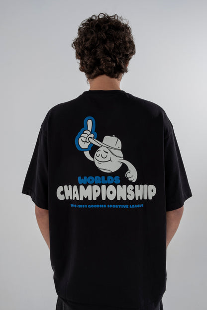 Championship black tee - Aura