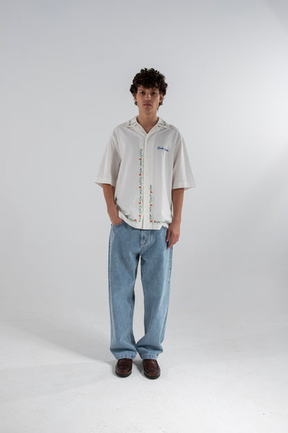Chardonnay flower shirt - Aura