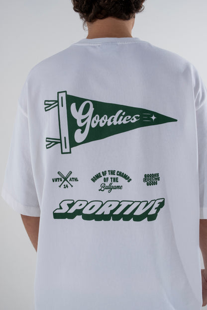 Flag white tee - Aura