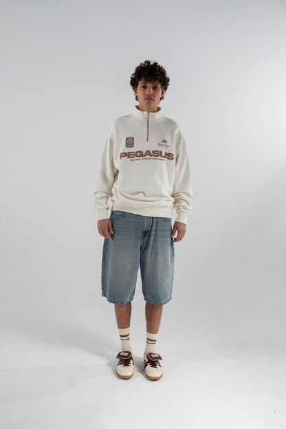 Heritage denim short - Aura