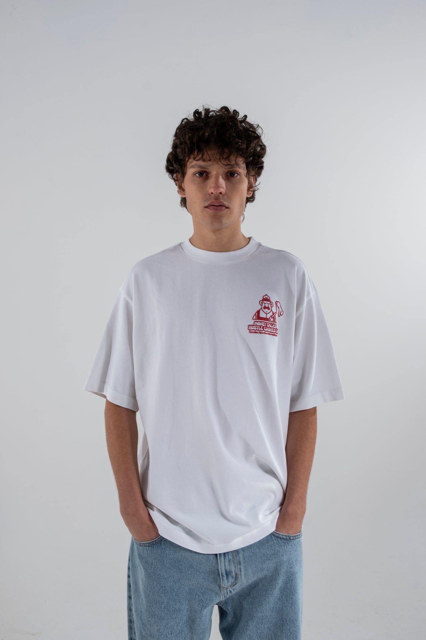 Money Talks white tee - Aura
