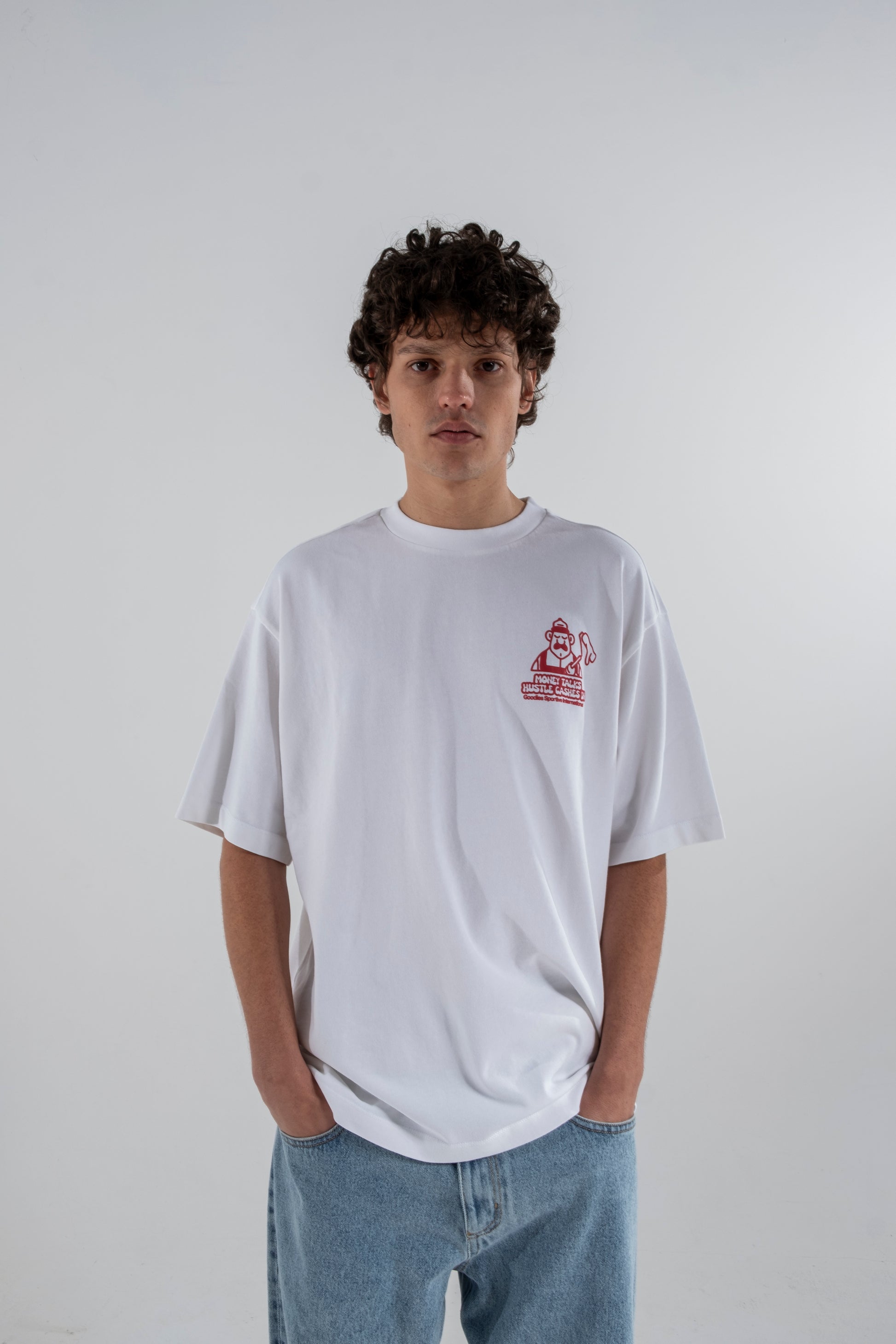 Money Talks white tee - Aura