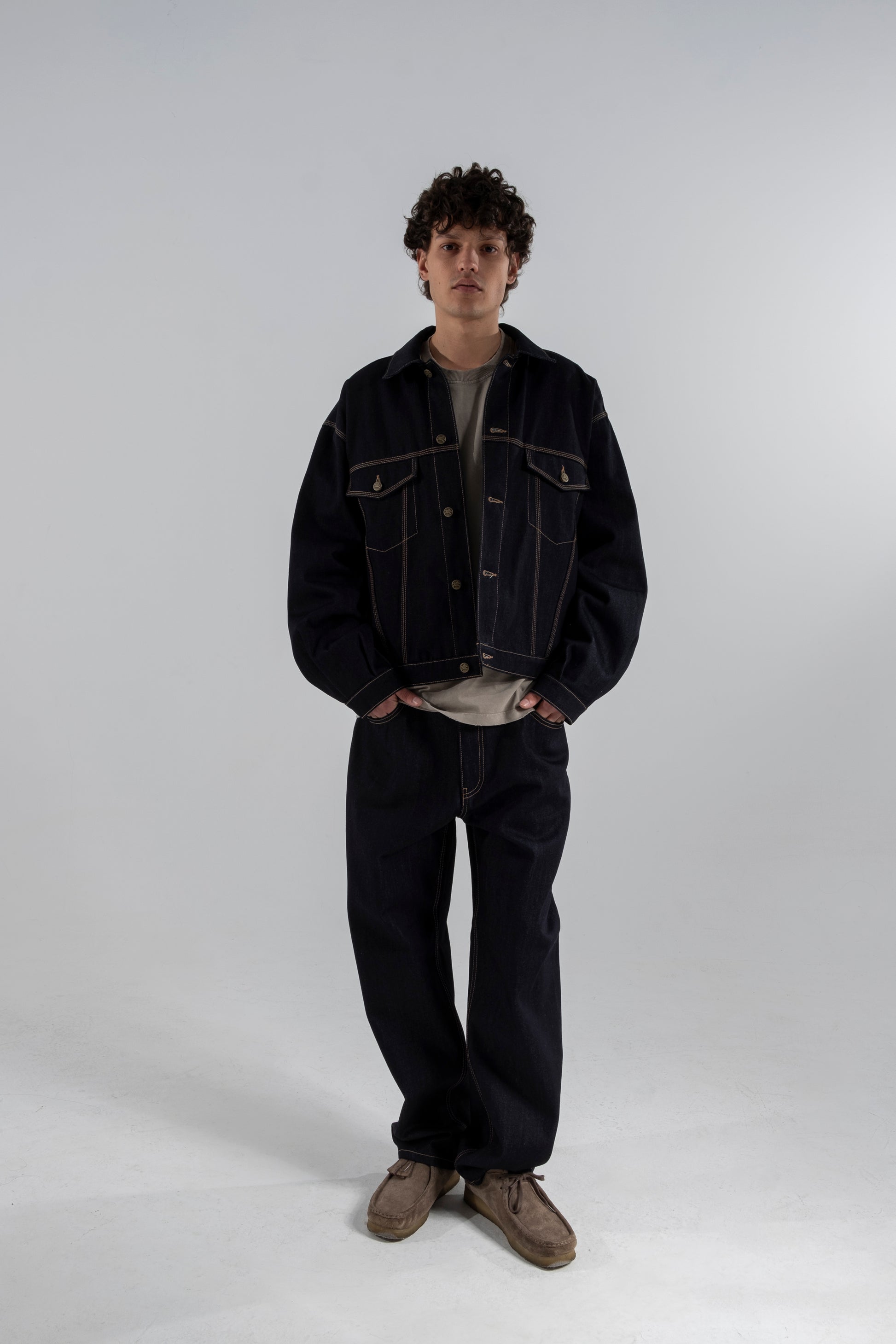 Raw denim trucker - Aura
