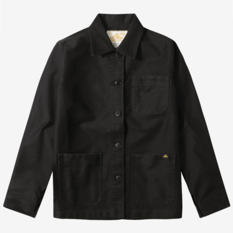 MOLESKIN WORK JACKET BLACK Le Mont Saint Michel