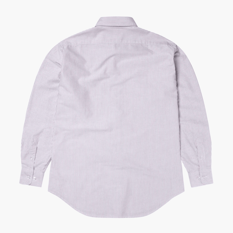 No Problemo LS Stripe Oxford Shirt Red Aries no problemo