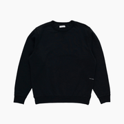 logo crewneck sweat - black - Aura