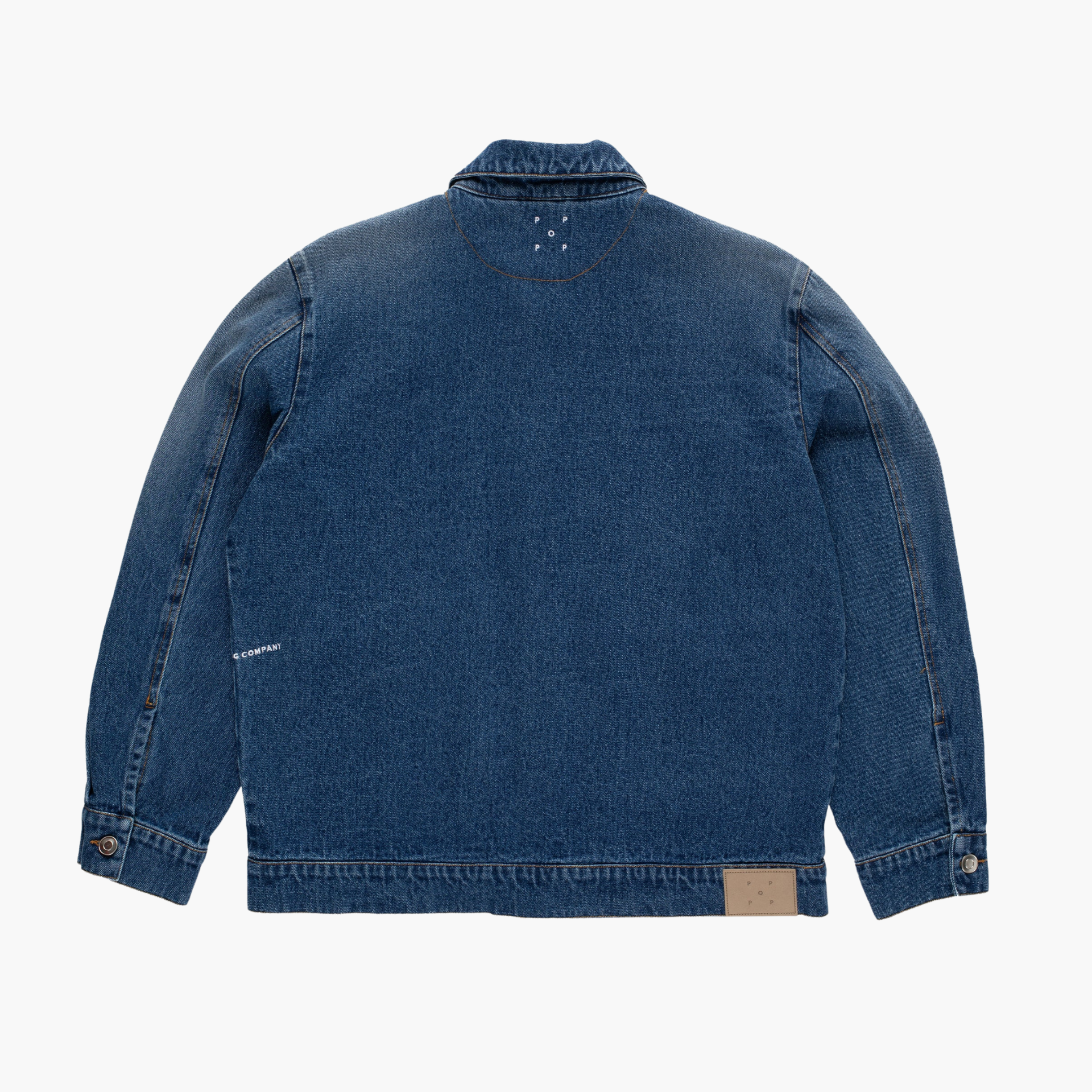 Full button denim jacket Pop trading company