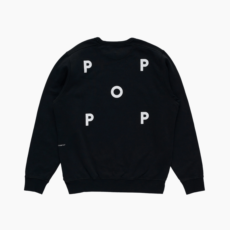 logo crewneck sweat - black - Aura