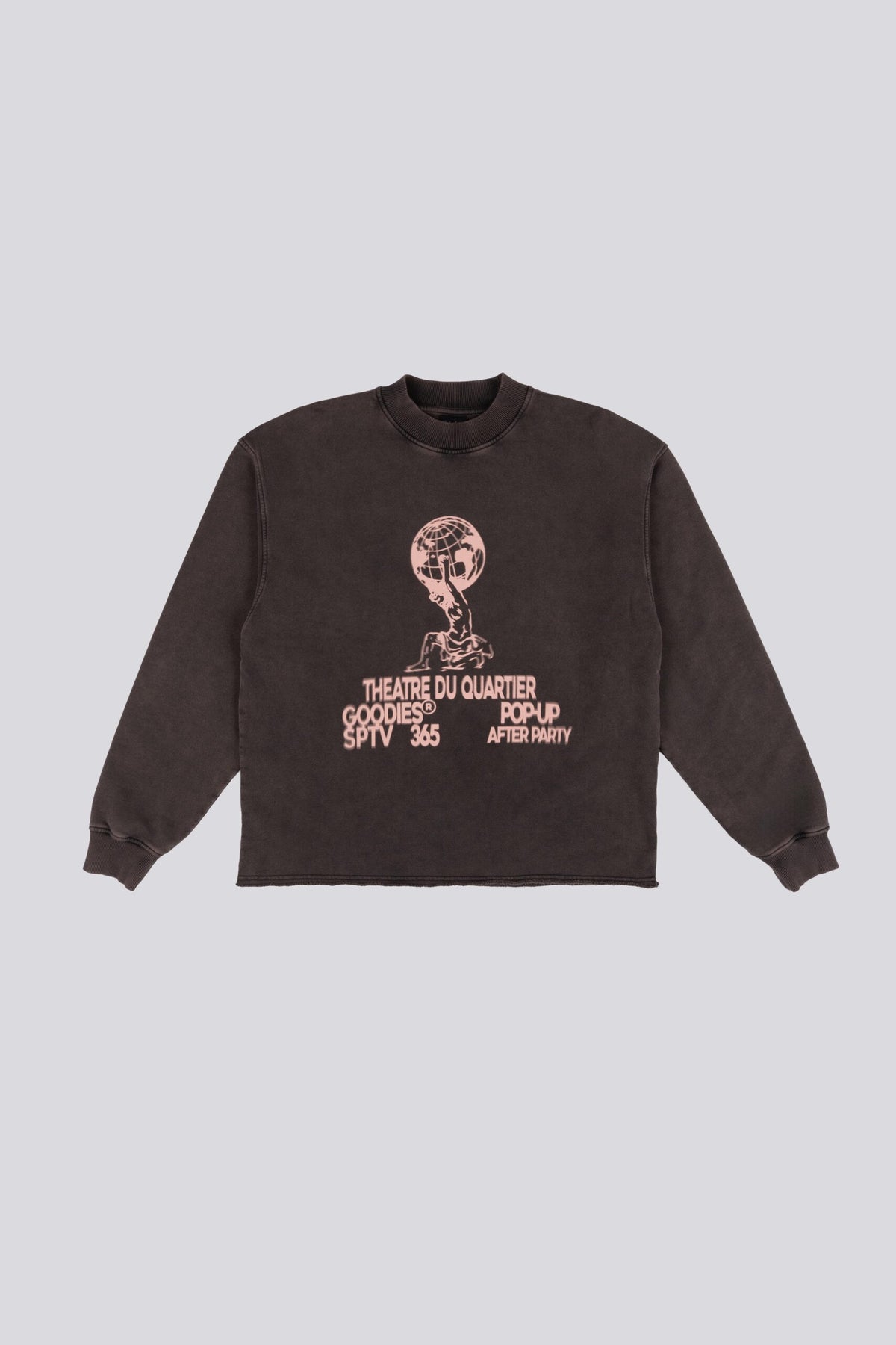 THEATRE DU QUARTIER CREWNECK - Faded Eggplant GOODIES SPORTIVE - packshot face — photo 1