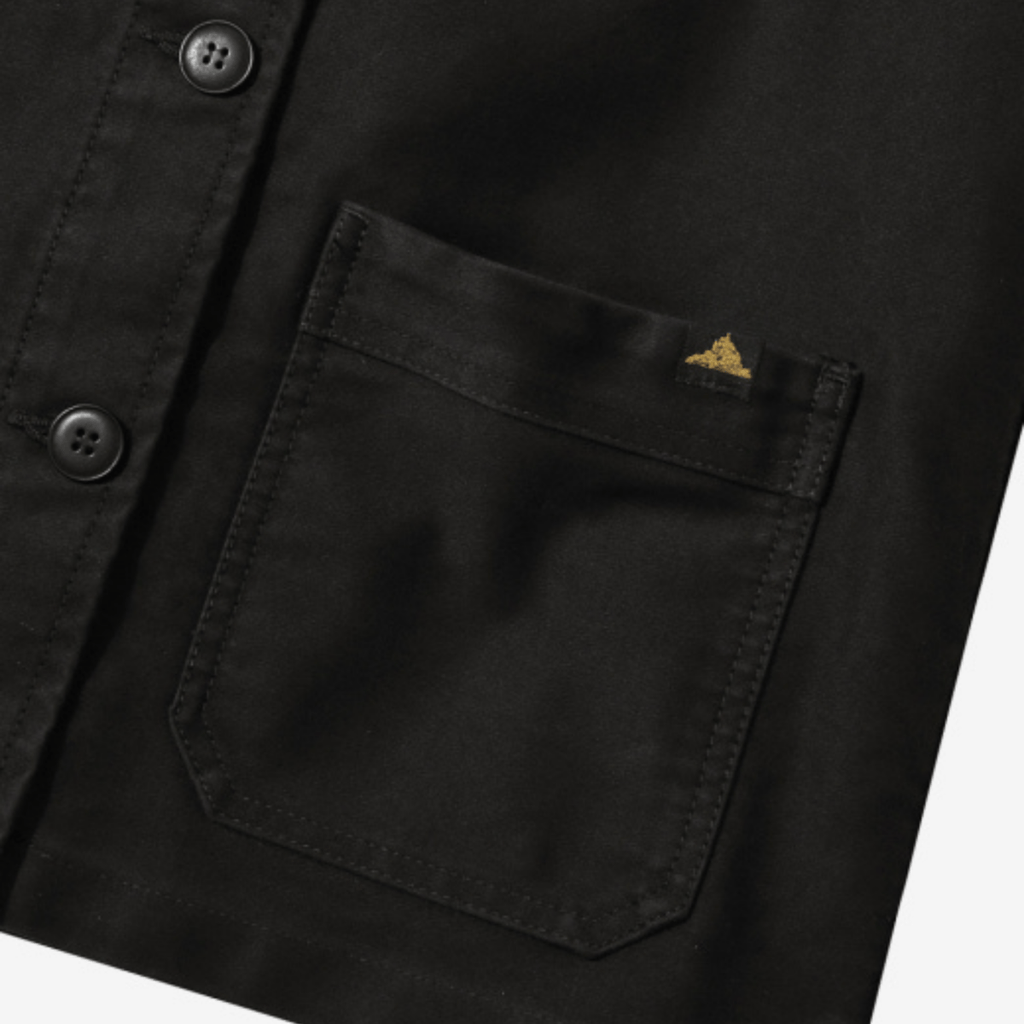 MOLESKIN WORK JACKET BLACK Le Mont Saint Michel