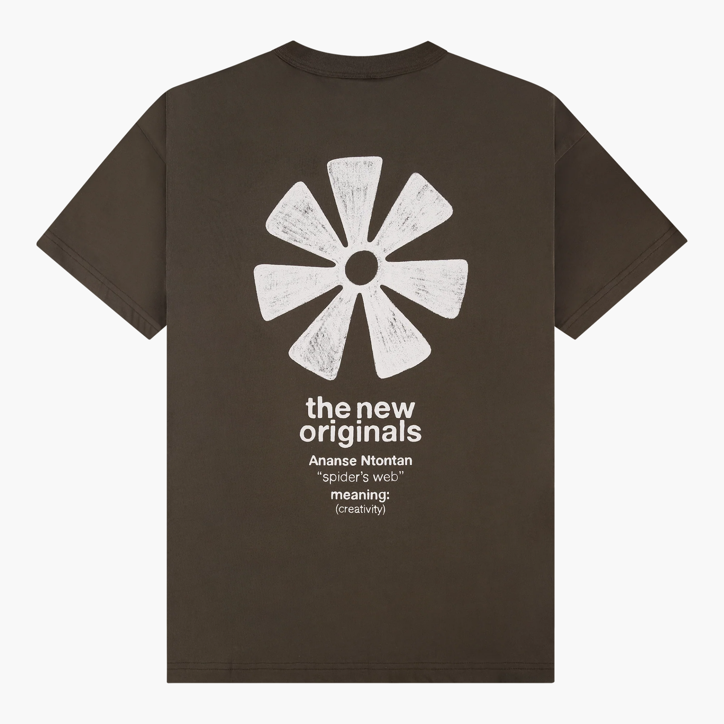 Ananse Adinkra Tee -  Brown The New Original