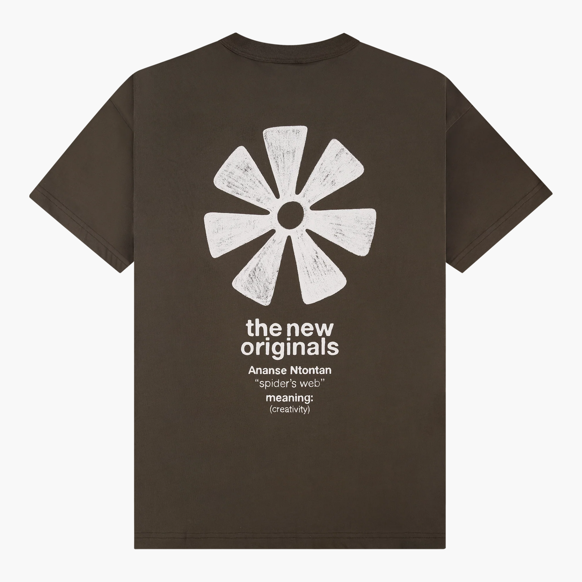 Ananse Adinkra Tee -  Brown The New Original